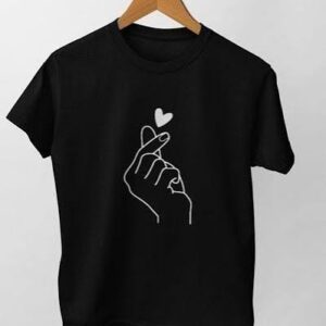 black t-shirt for women